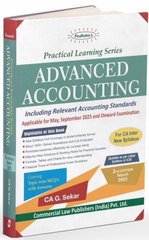 Advanced Accounting for CA Inter – Buy Online at Paresh & Company