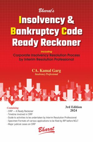 INSOLVENCY & BANKRUPTCY CODE READY RECKONER – Buy Online at Paresh & Company