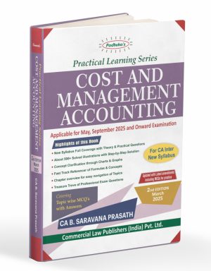 Cost and Management Accounting for CA Inter – Buy Online at Paresh & Company