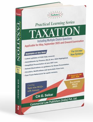 Taxation Including MCQ’s for CA Inter – Buy Online at Paresh & Company