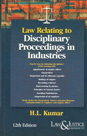 Law Relating to Disciplinary Proceedings in Industries – Buy Online at Paresh & Company